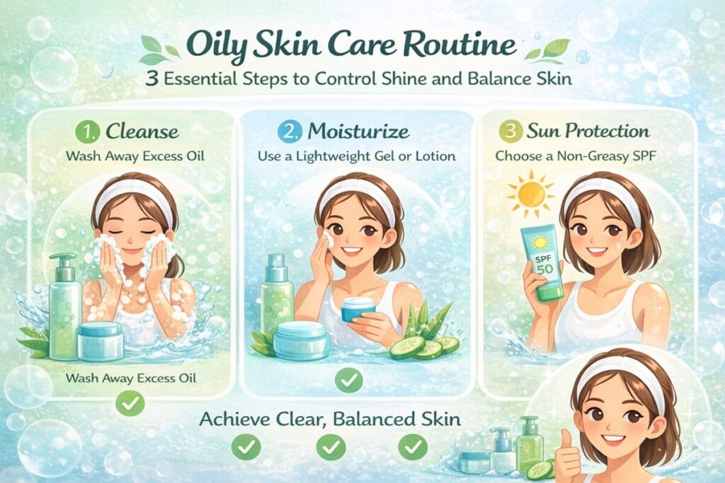 Oily Skin Care Routine